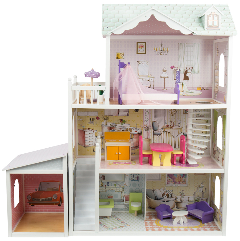 Кукольный дом Edufun EF4108 123 см. Характеристки игрового набора для куклыЭдуфан